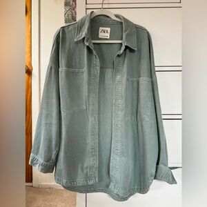 Zara Denim Pocket Shirt